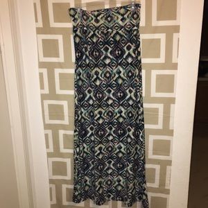 Multi-colored Maxi Skirt